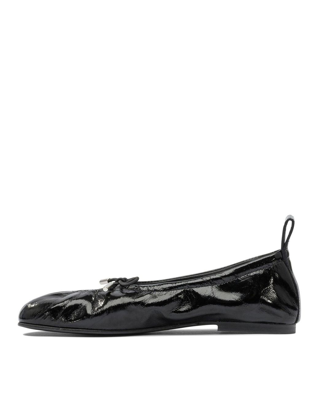 Alohas Black Rosalind Onix Leather Ballet Flats