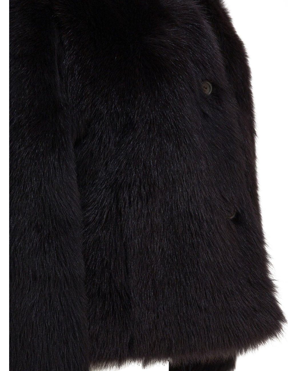 Semler Black Fur Coat Jackets And Coats Brown
