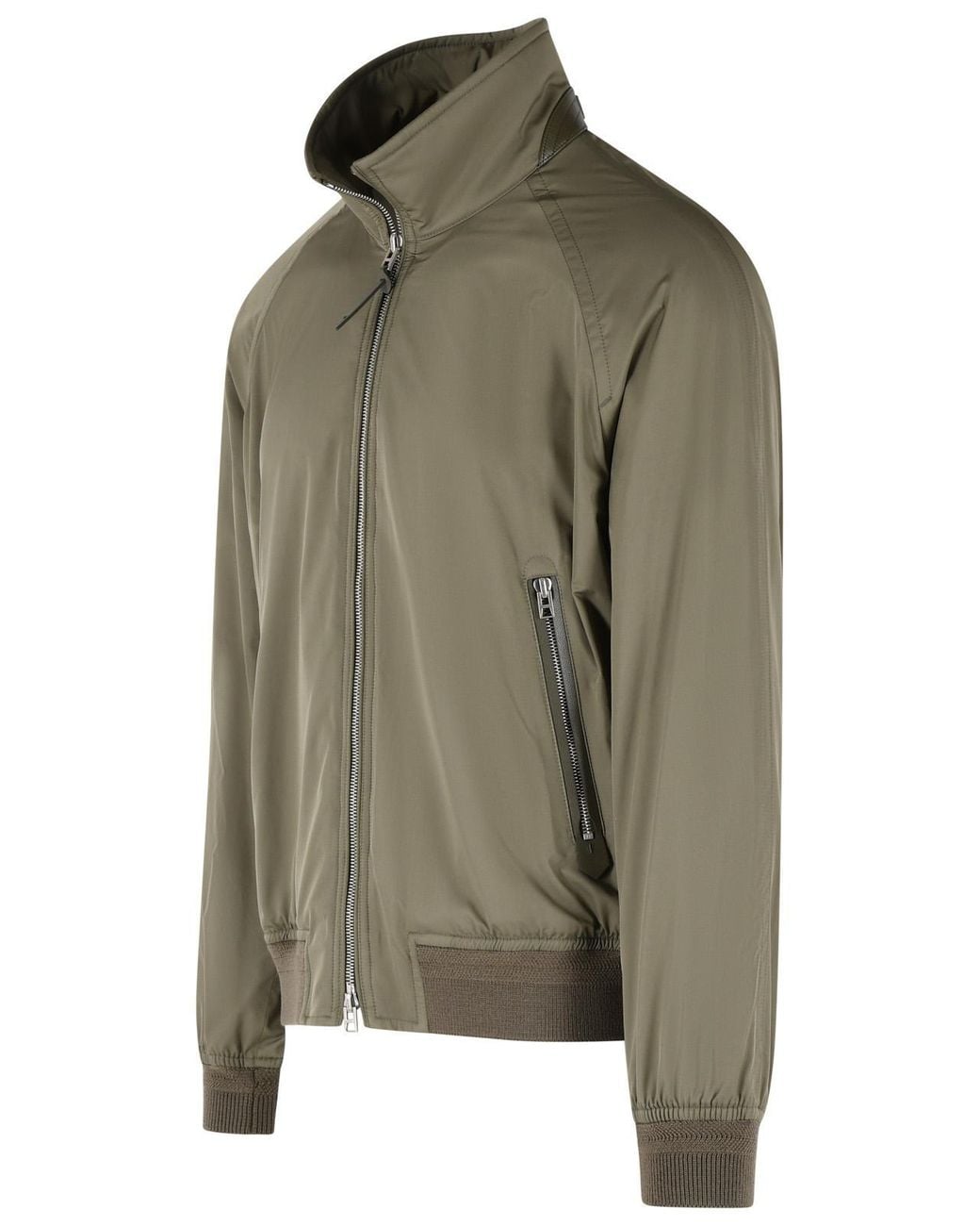 Tom Ford Green Polyester Blend Jacket for men