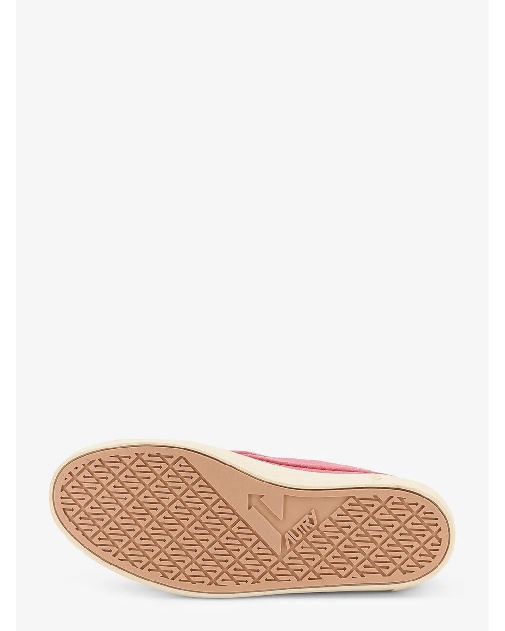 Autry Pink Windscape Low Suede Sneakers