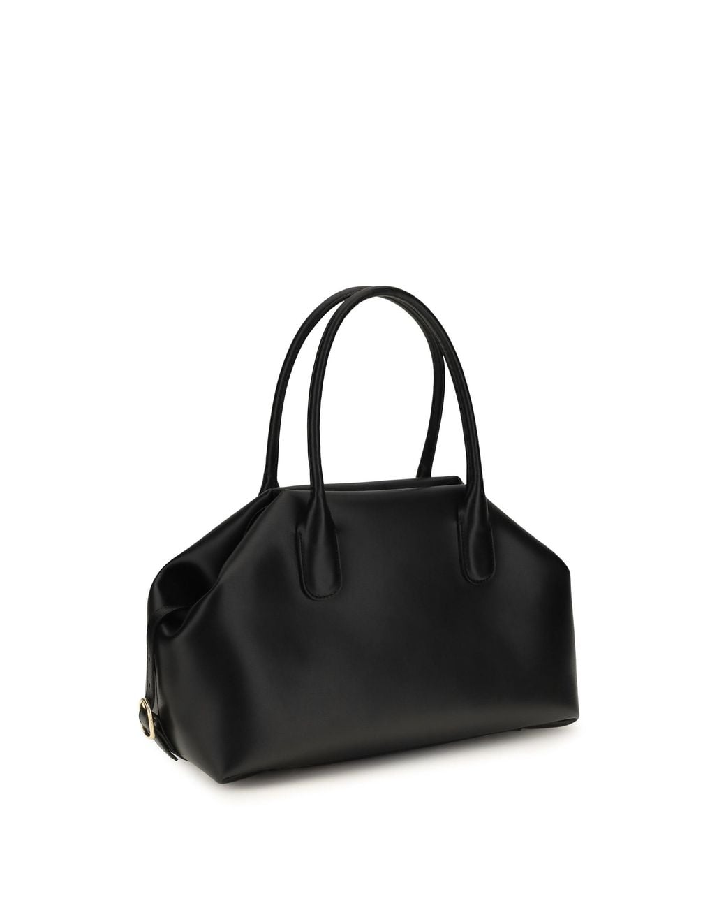 THEMOIRÈ Black Medium Talia Trank Shopping Bag