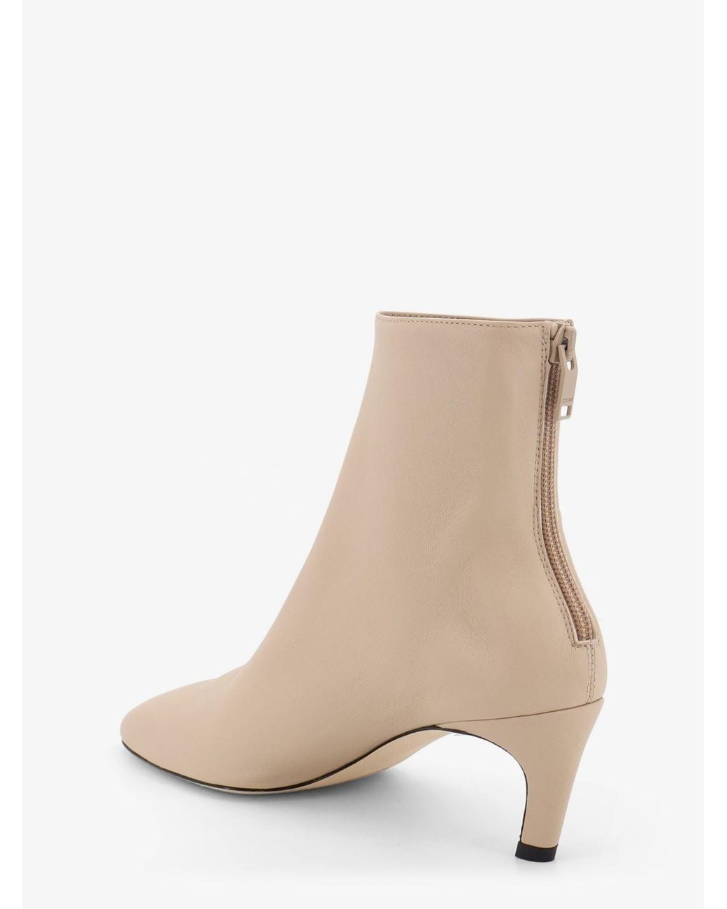 Totême White Leather Boots
