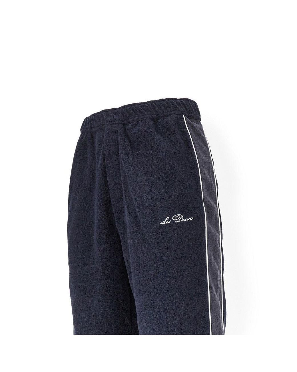 Les Deux Blue Fleece Track Pants for men