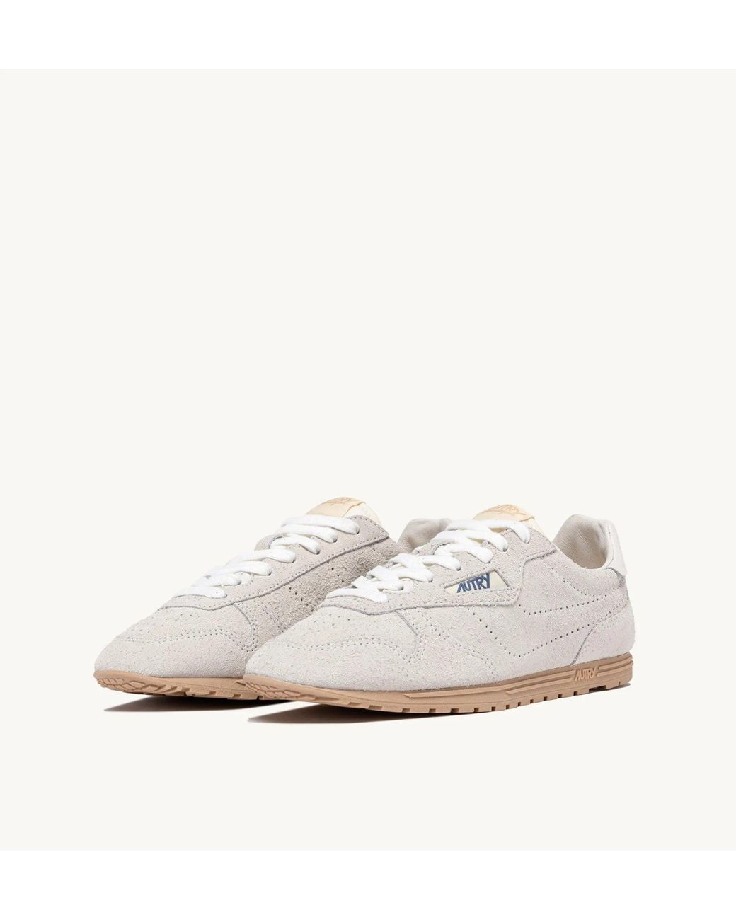 Autry White "Windspin" Sneakers