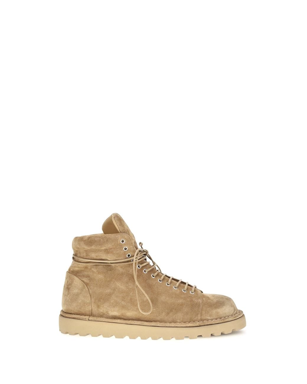 Marsèll Natural Pallottola Suede Ankle Boots Hazelnut for men