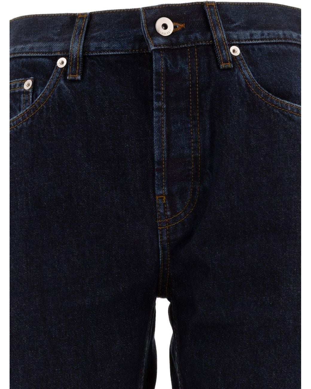 Burberry Blue Elegant Trousers