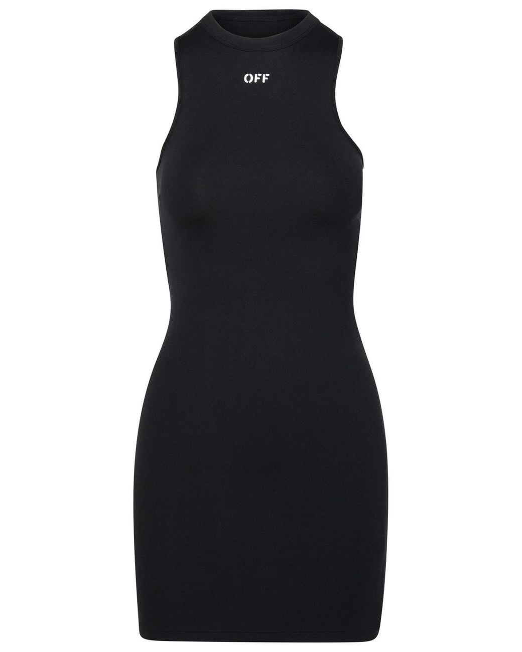 Off-White c/o Virgil Abloh Black Mini Dress With Logo