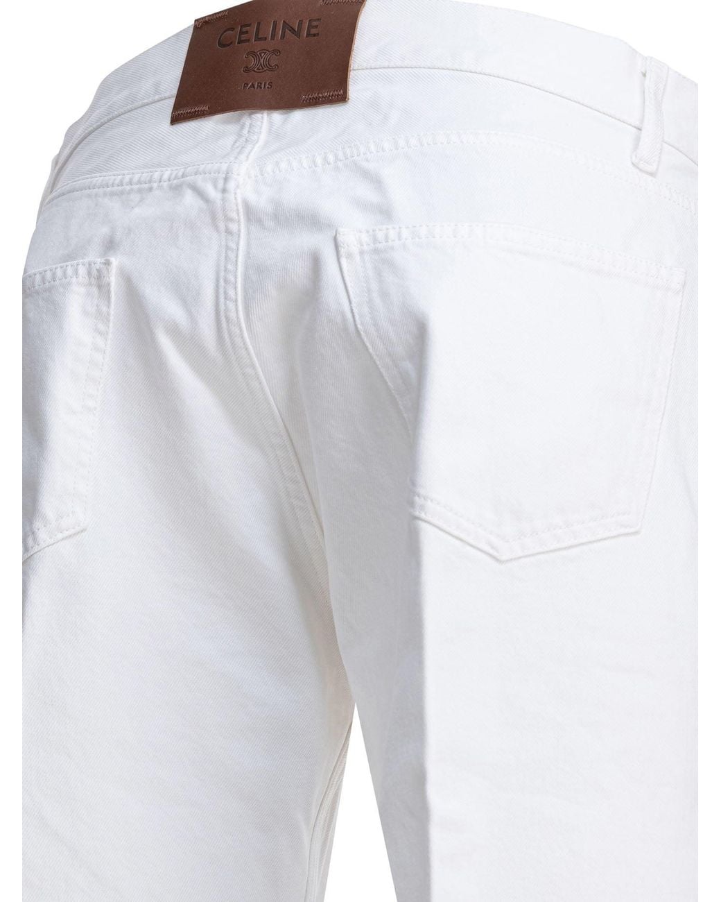 Céline White Jeans for men