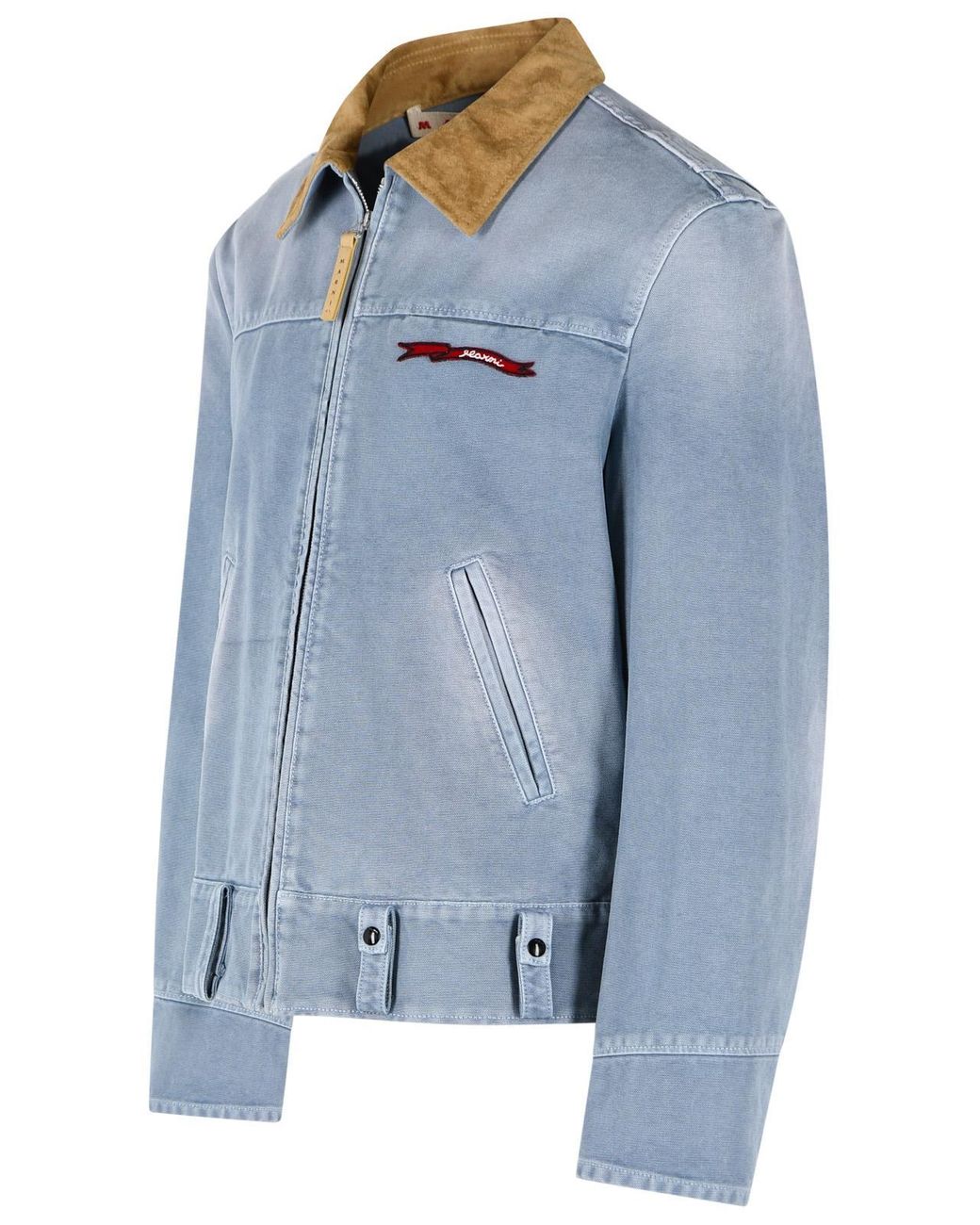 Marni Blue Light Cotton Jacket for men