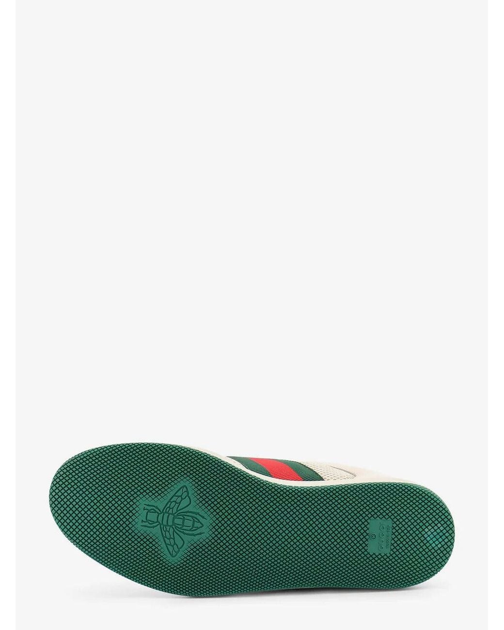 Gucci White Screener Sneakers for men