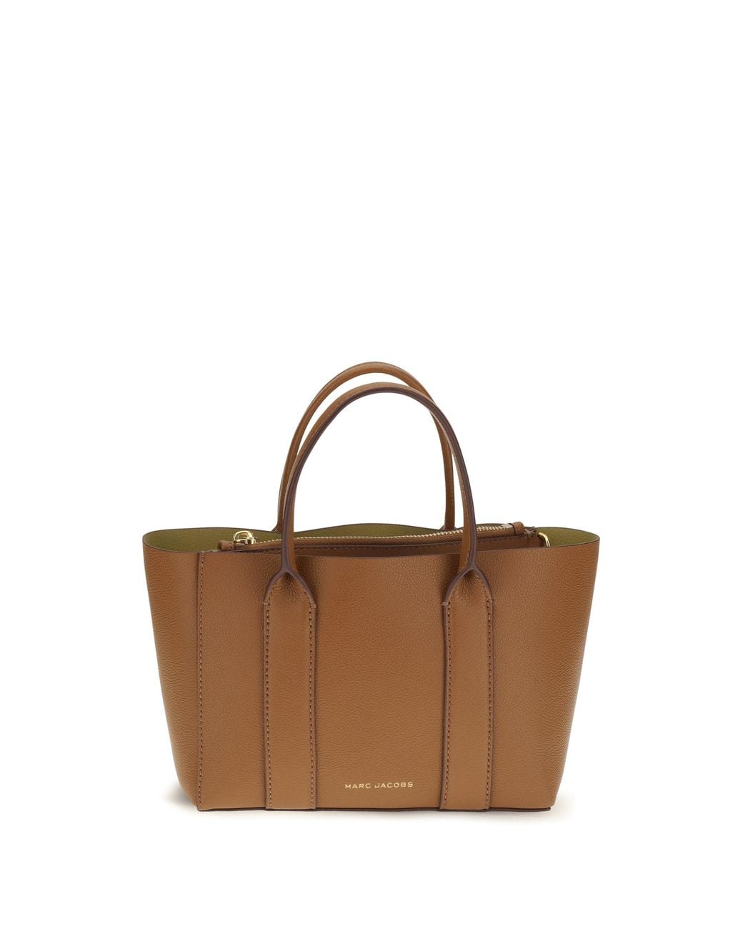 Marc Jacobs Brown Pop J The Small Work Tote Argan Oil