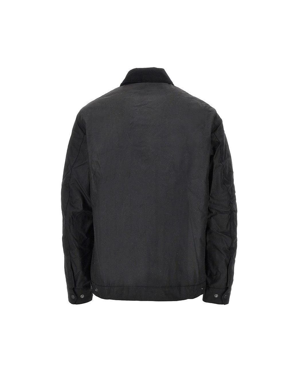 Barbour Black 'Steve Mcqueen Workers' Waxed Jacket for men