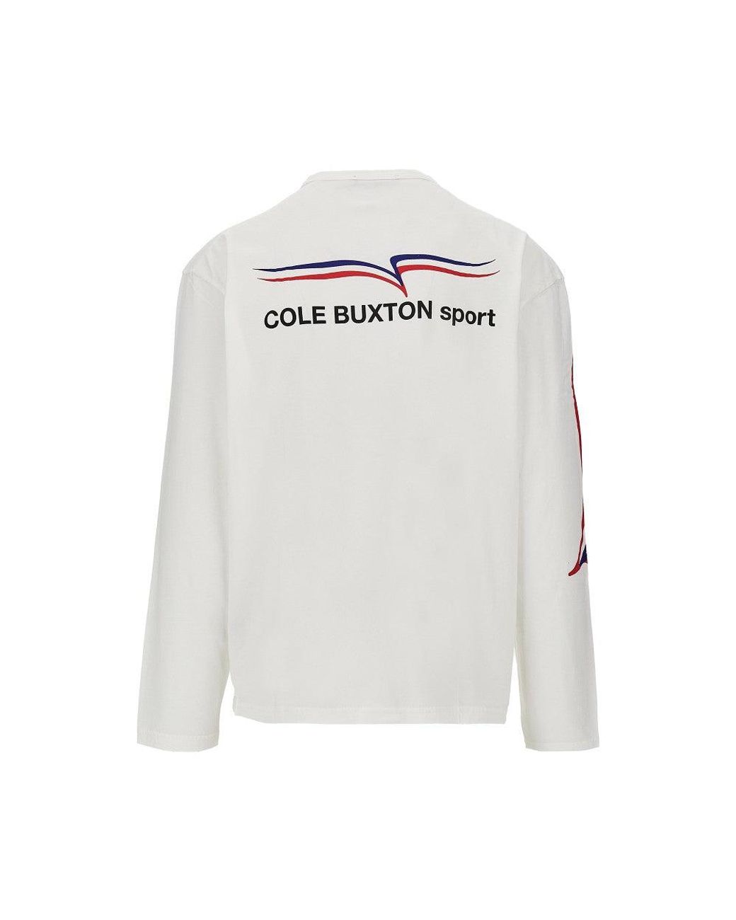 Cole Buxton White Sport' Long-Sleeved T-Shirt for men