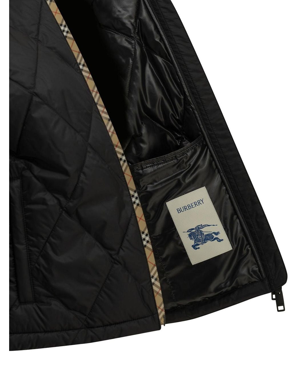 Burberry Black "Bramford" Quilted Jacket