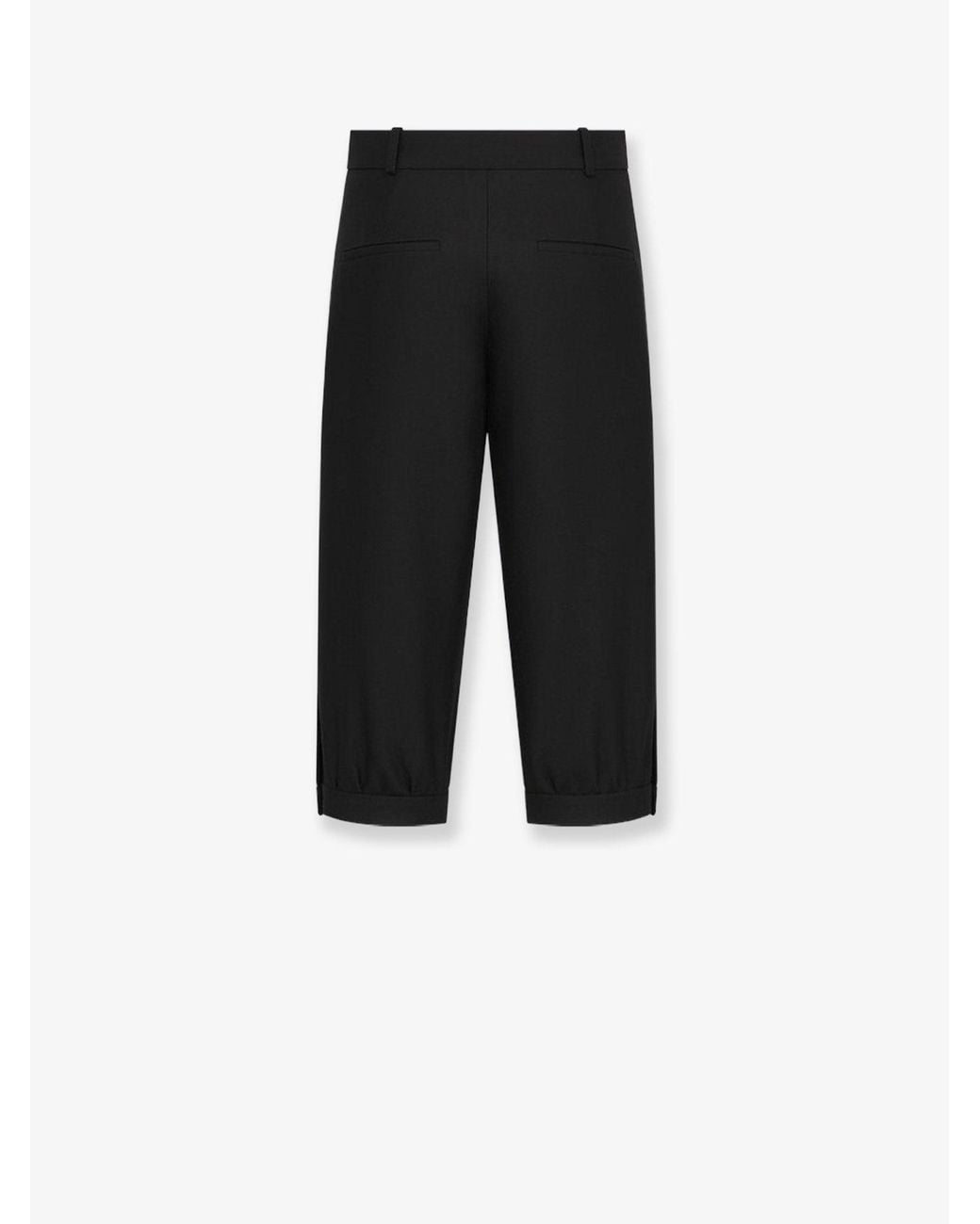 Dior Black Virgin Wool And Silk Grain De Poudre Bermuda Shorts