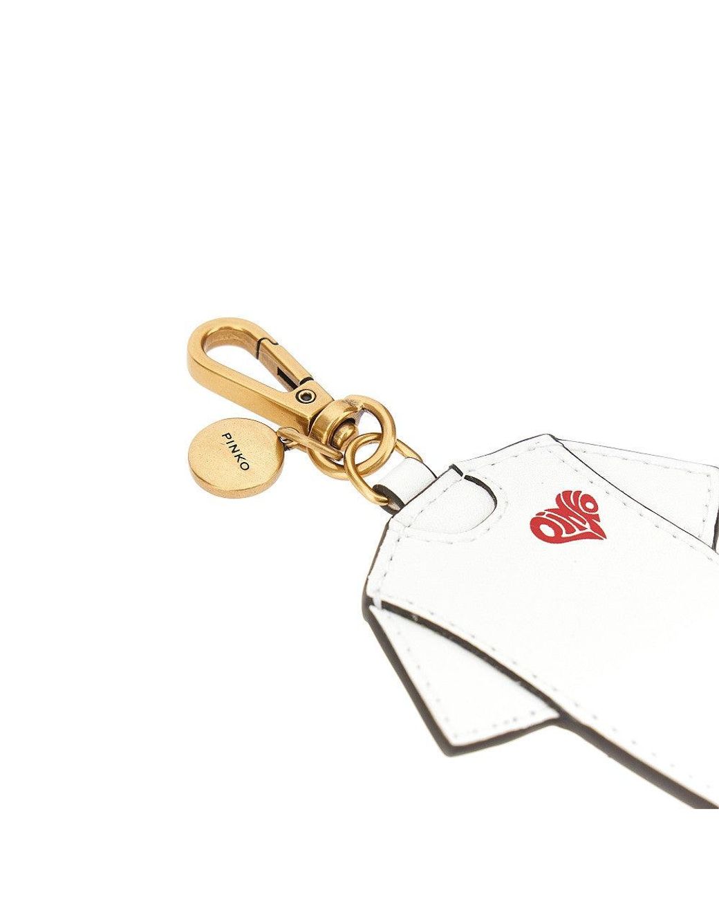 Pinko Metallic 'T-Shirt Is Amore' Key Holder