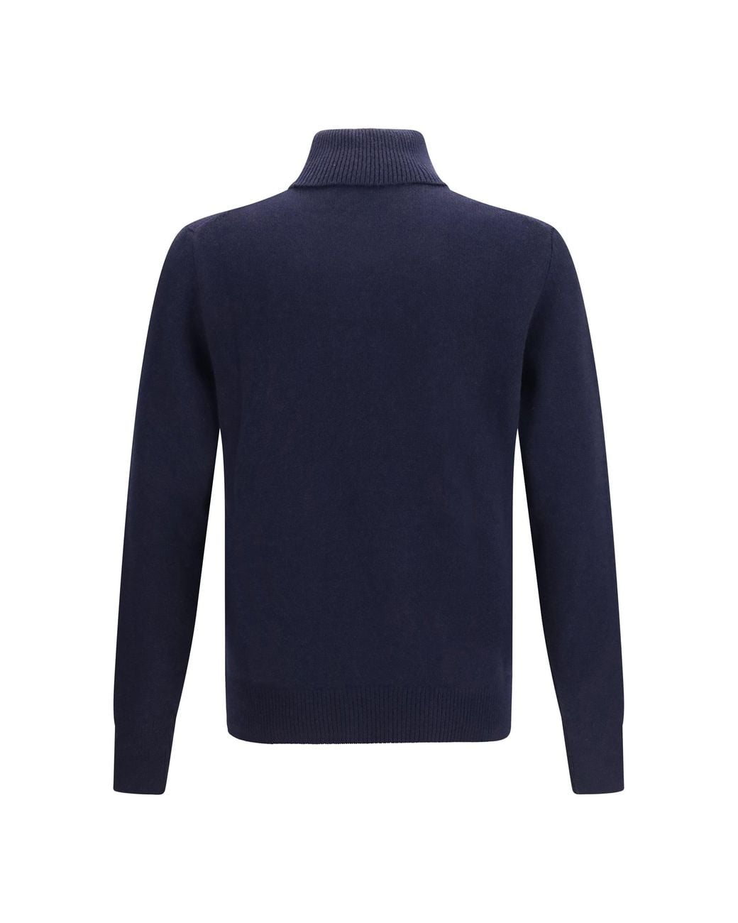 Aragona Cashmere Blue Turtleneck Sweater for men