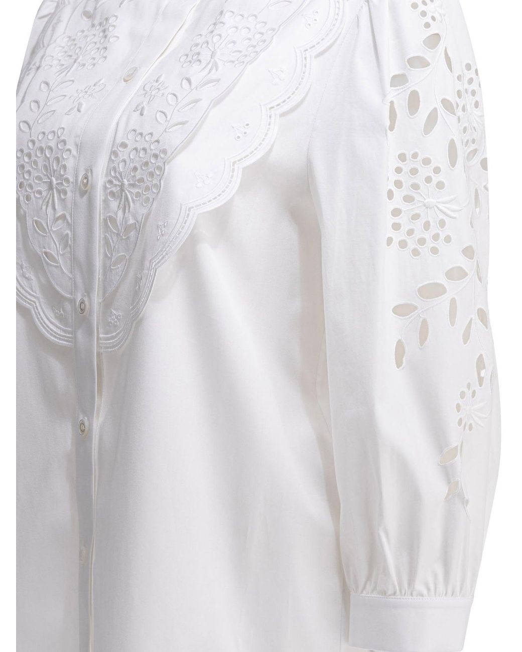 Valentino Embroidered Casual Shirt Shirts White