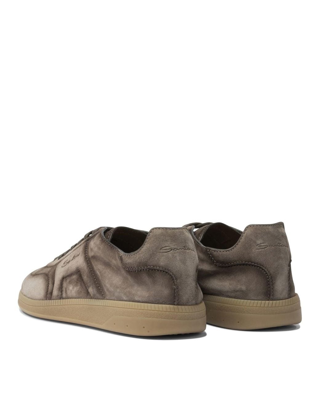 Santoni Brown "Dbs Oly" Sneakers for men