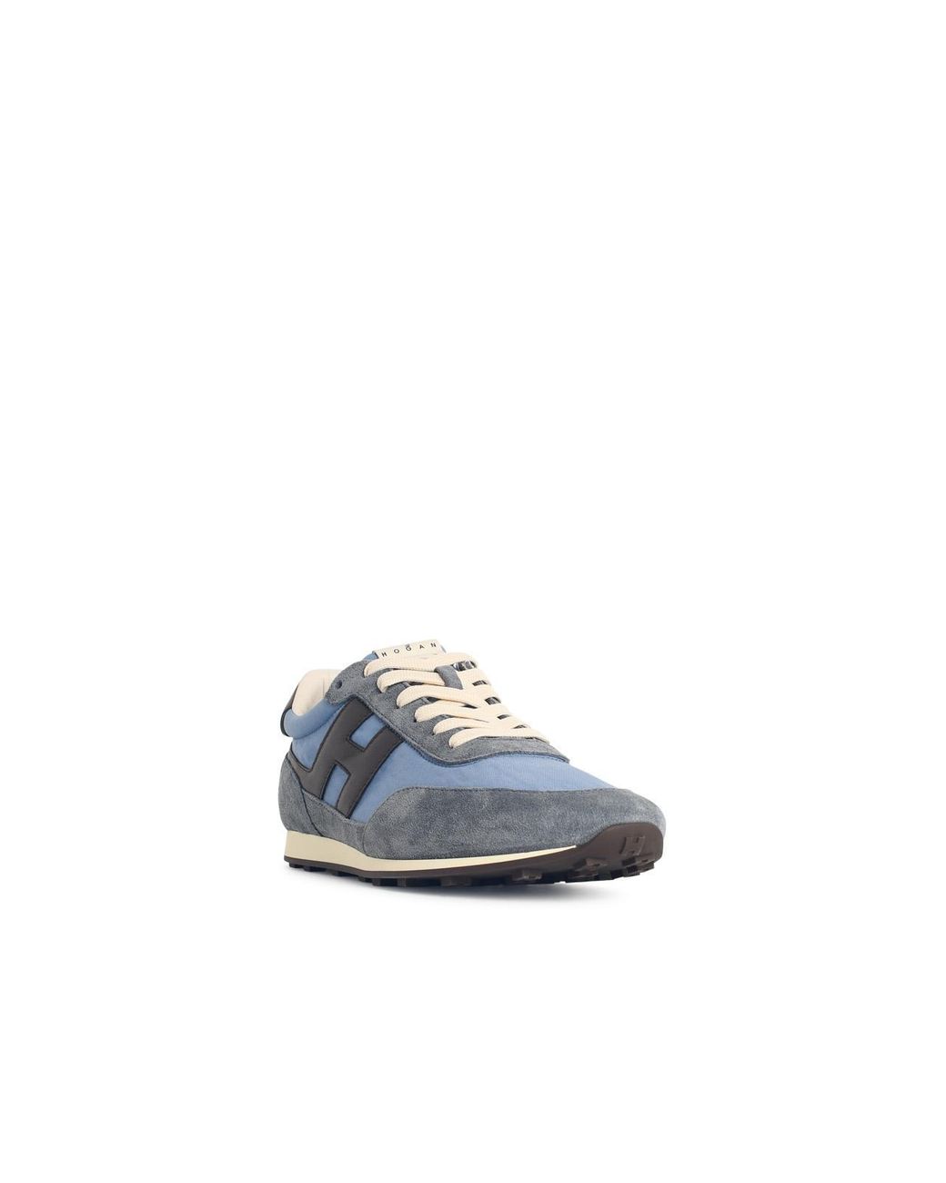 Hogan Blue Athletic Light Suede Sneakers for men