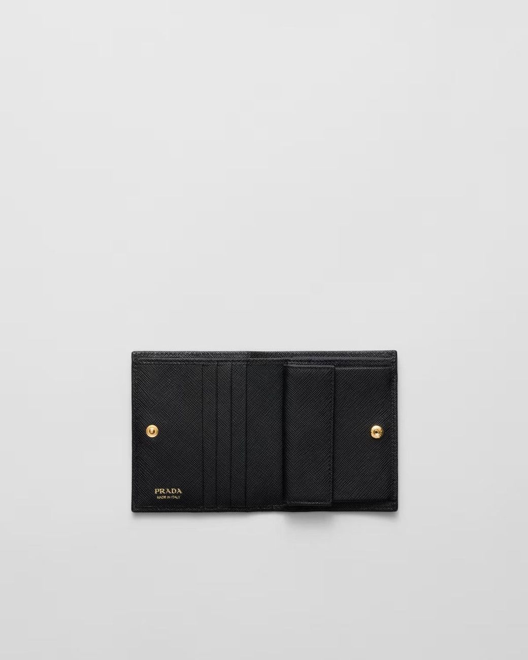 Prada White Saffiano Leather Wallet