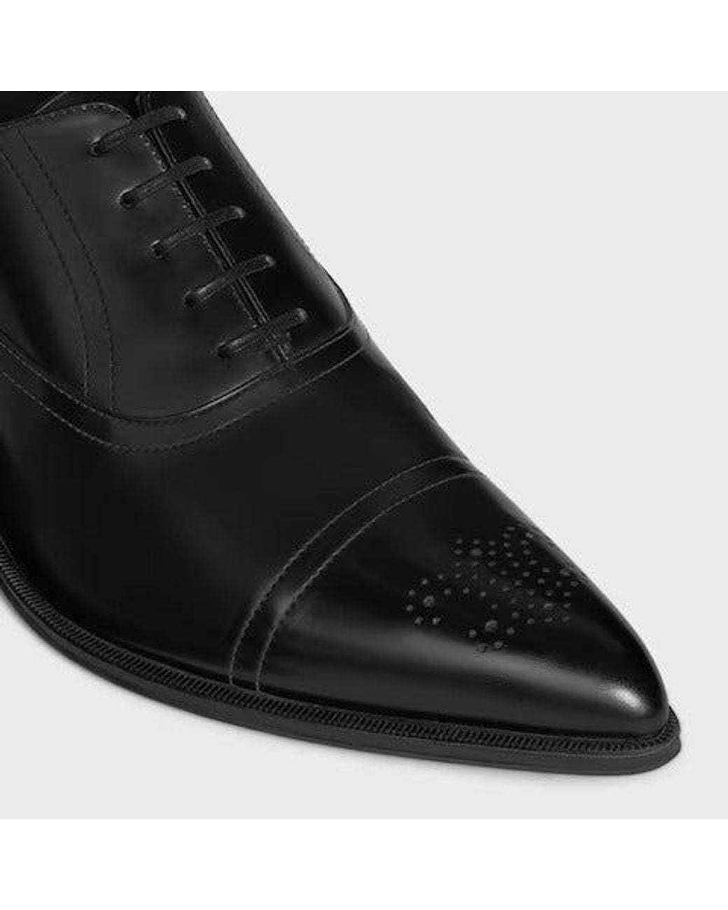 Céline Black Oxford Jude Lace Up Shoes for men