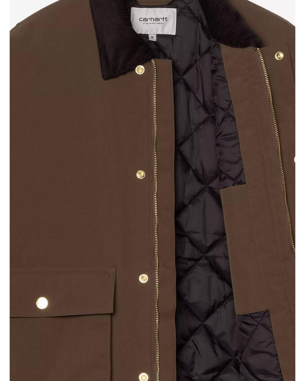 Carhartt Brown Quentin Nylon Jacket for men