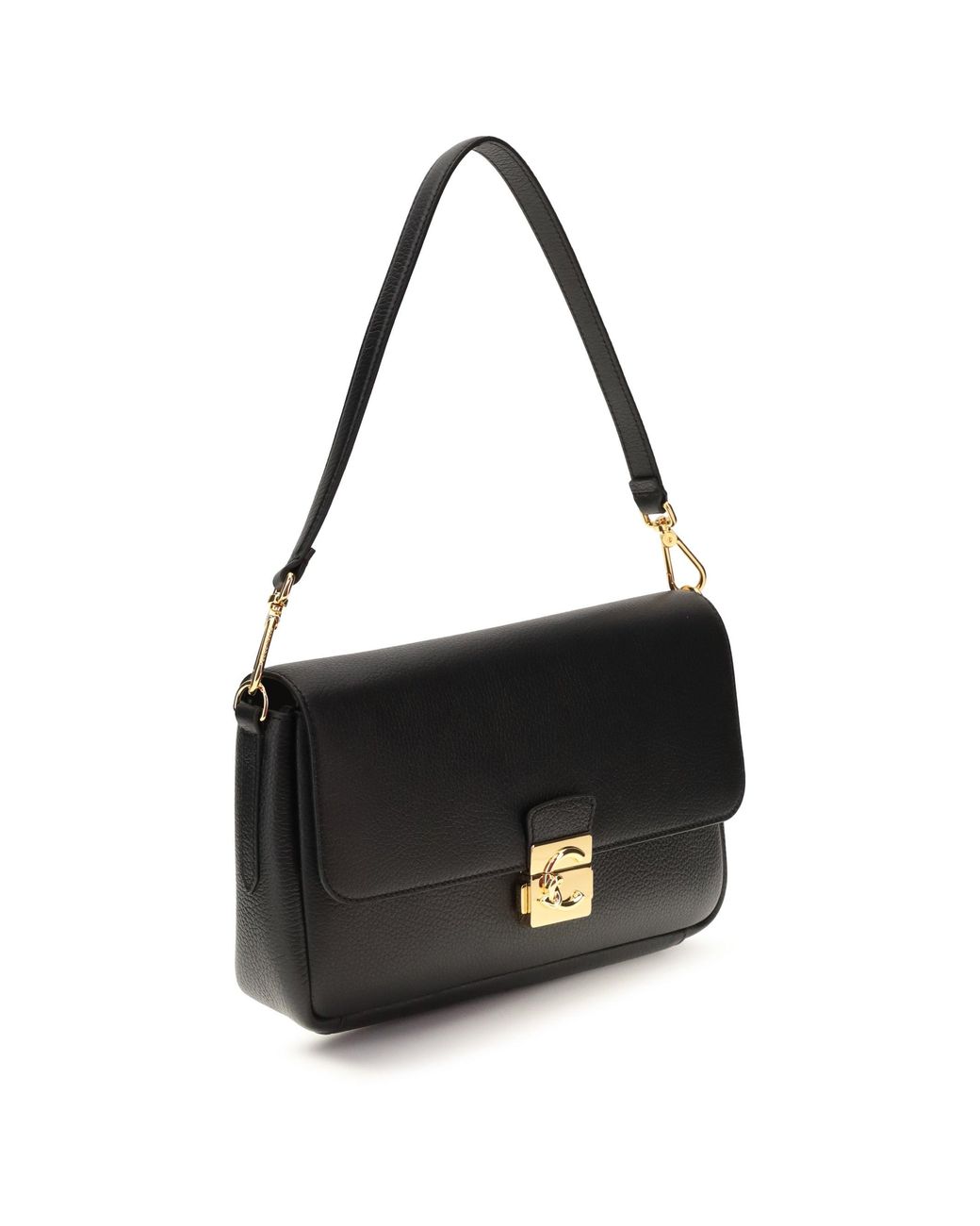 Coccinelle Black Shoulder Bag C-Me Lock