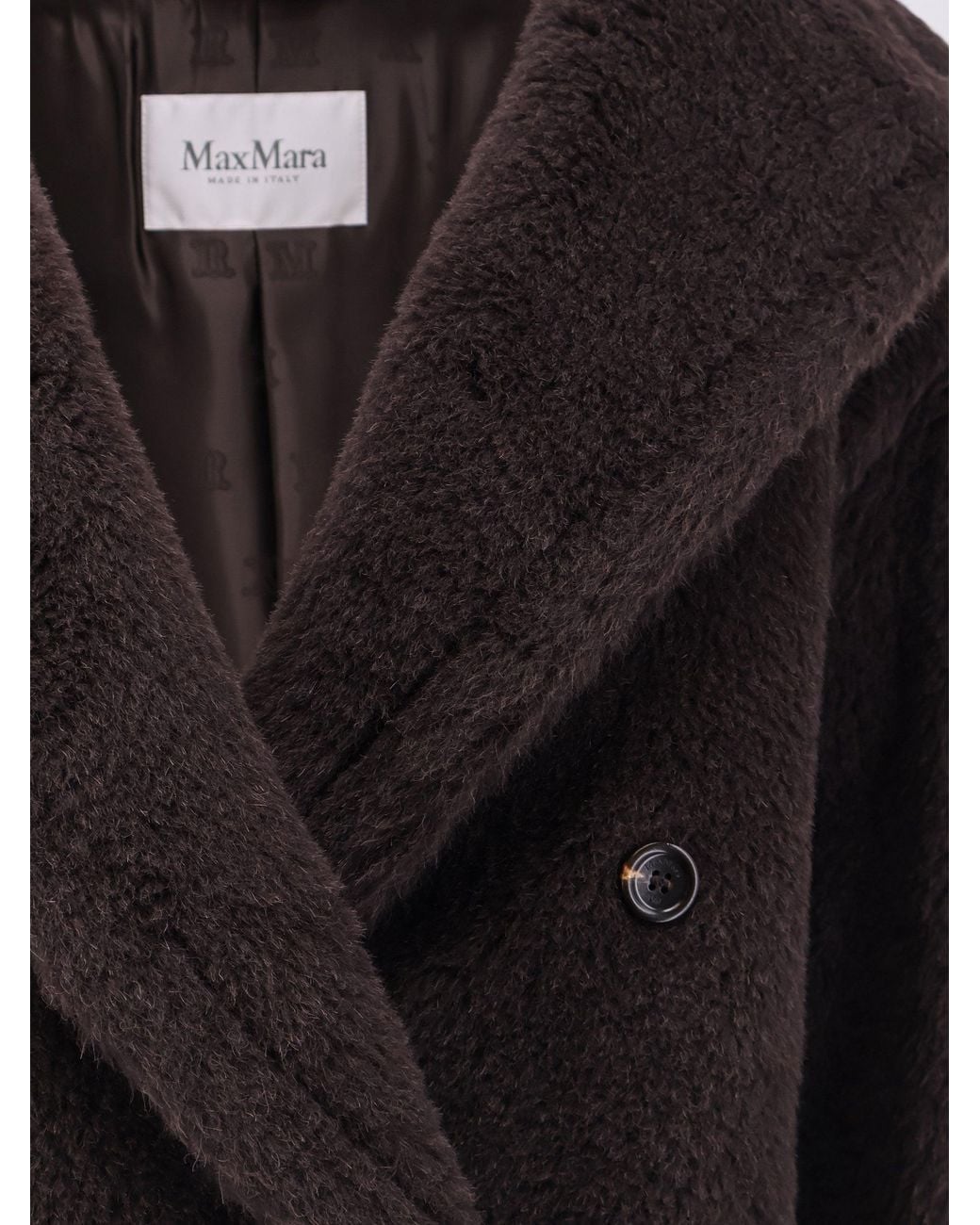 Max Mara Black Mxmalcuno Alpaca Wool Silk Jacket