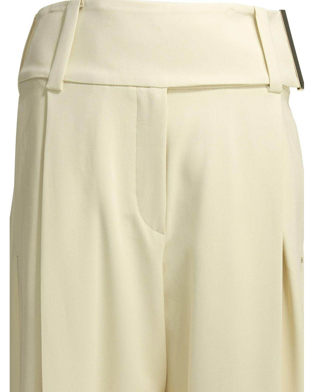 Max Mara Yellow Tailored Pants