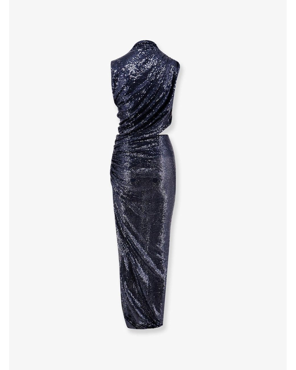 Amazuìn Blue Leo Stretch Tulle Dress Cosmic