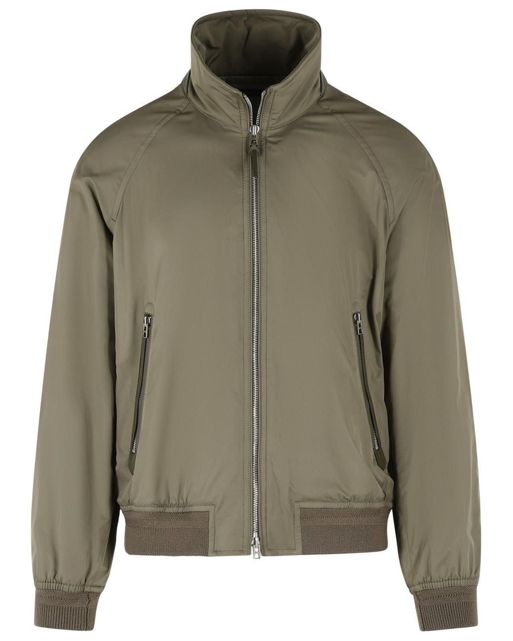 Tom Ford Green Polyester Blend Jacket for men
