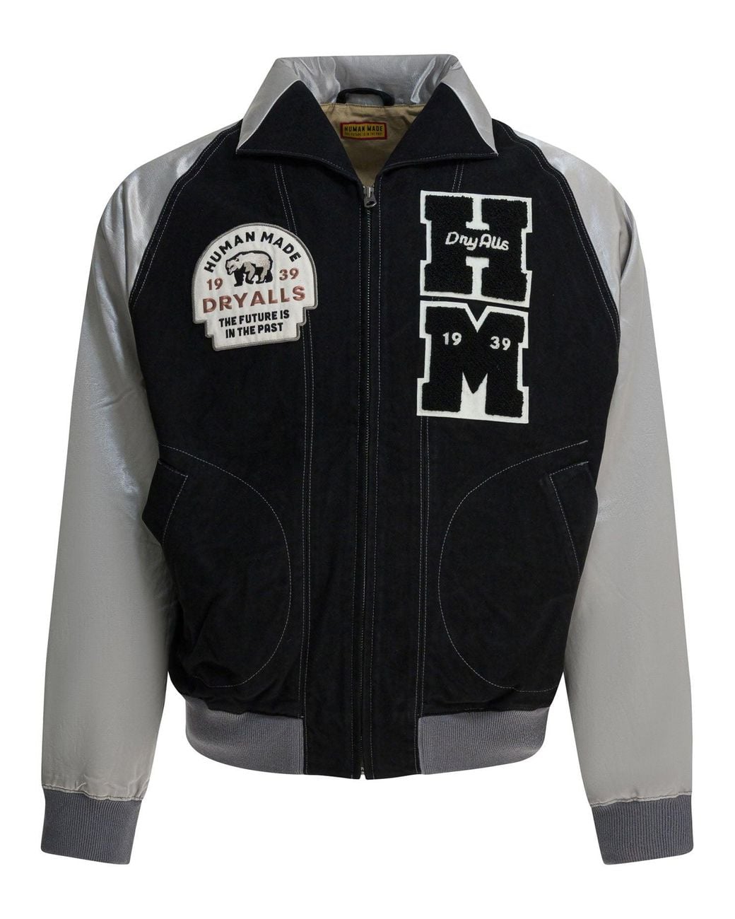 Human Made Black Varsity Jackets And Coats