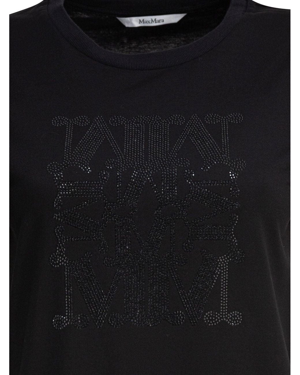 Max Mara Black "Maxmarabesque" T-Shirt