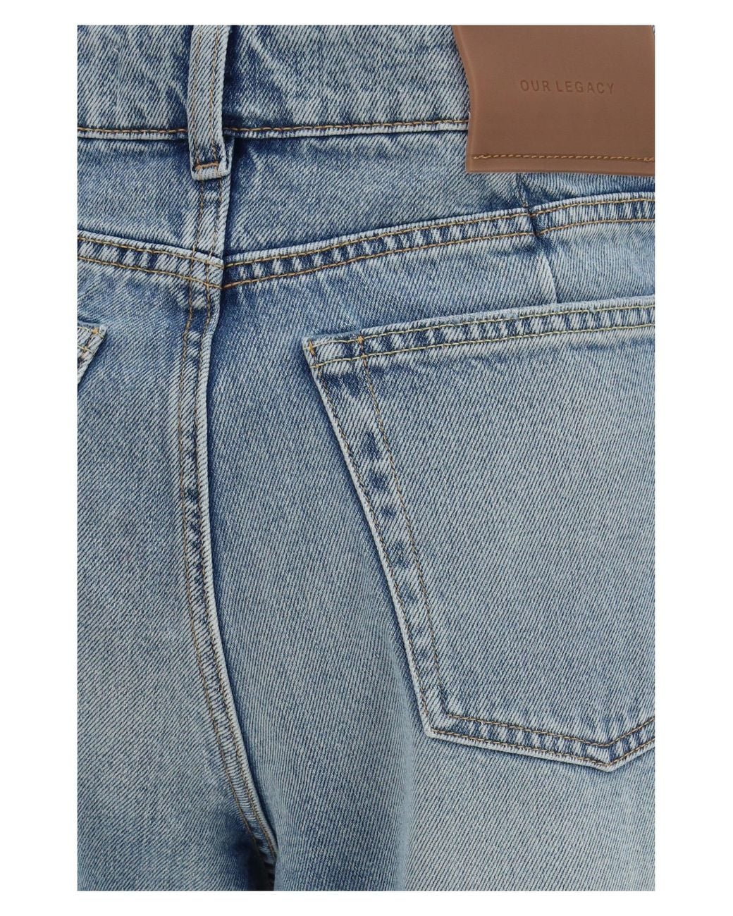 Our Legacy Blue Treble Cut Jeans