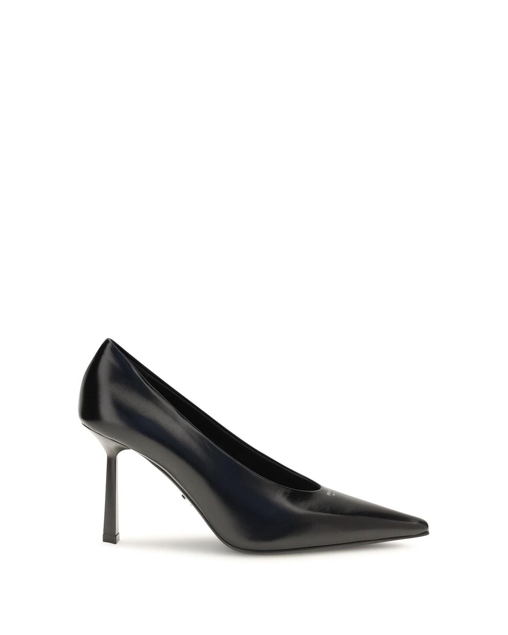 Prada Black Leather Pumps Nero
