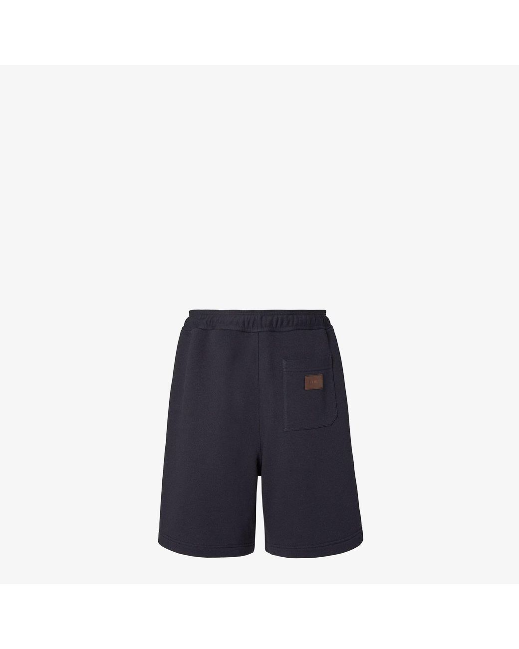 Fendi Blue Cotton Shorts for men