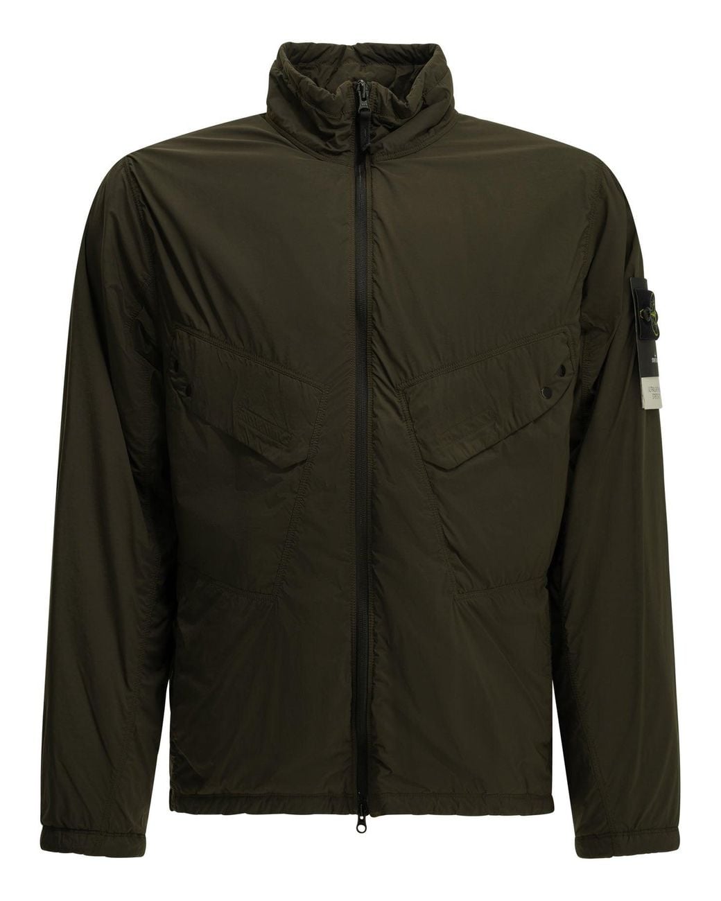Stone Island Green Ultralight Nylon Padded Jacket for men