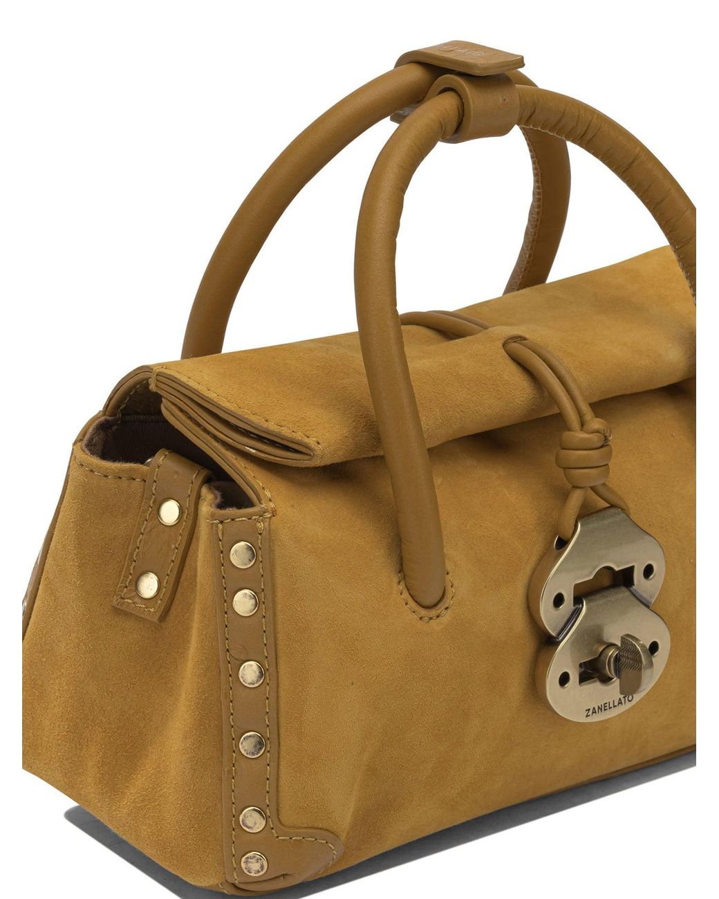 Zanellato Metallic "Dotta Baby" Small Handbag