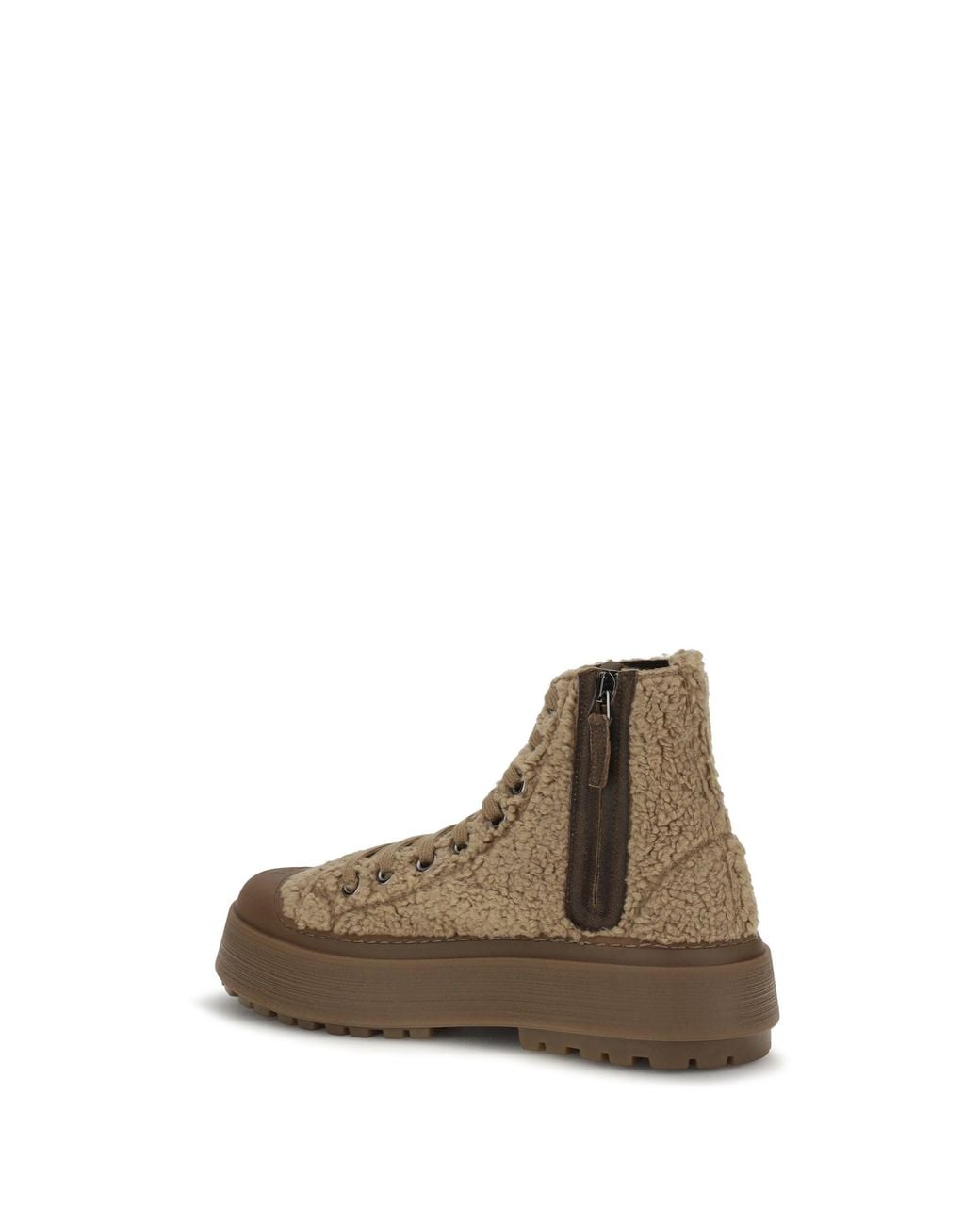 Casadei Brown Explorer Bouclé Sneakers Caramello