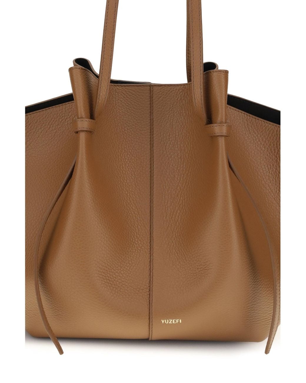 Yuzefi Brown Large Mochi Tote Bag Hazel
