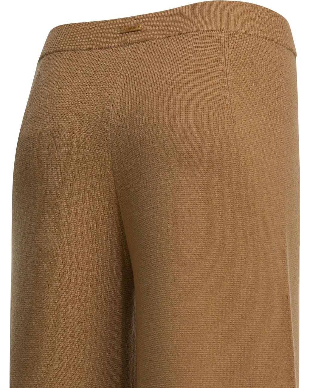 Max Mara Natural Wool Trousers