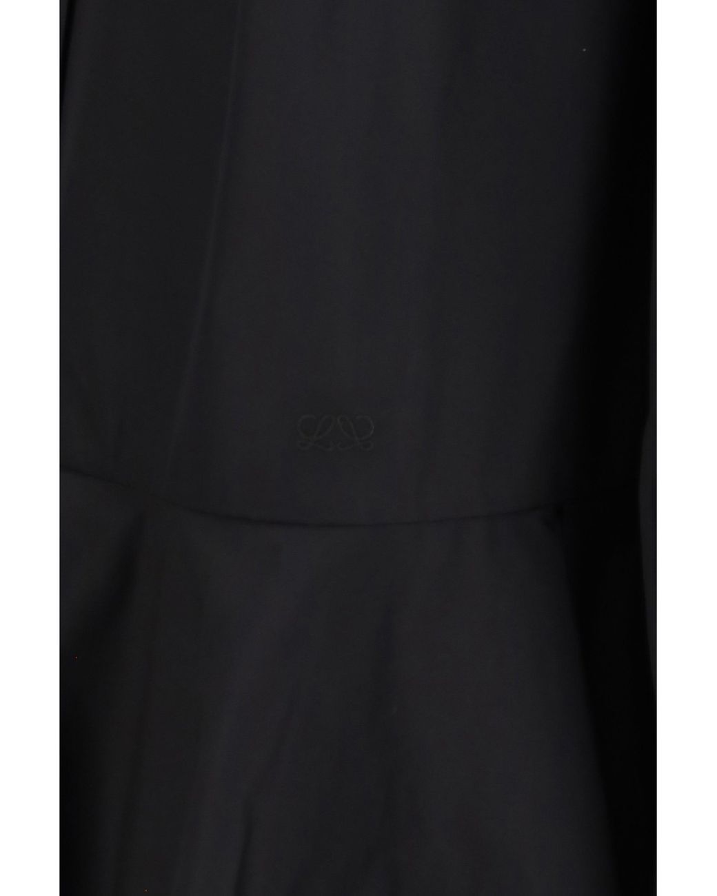 Loewe Black Cotton Shirt Dress