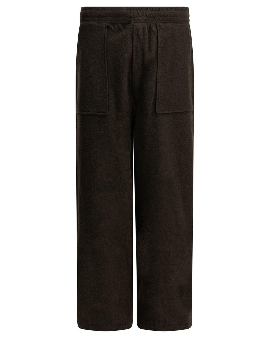 Maison Kitsuné Black Casual Fleece Pants