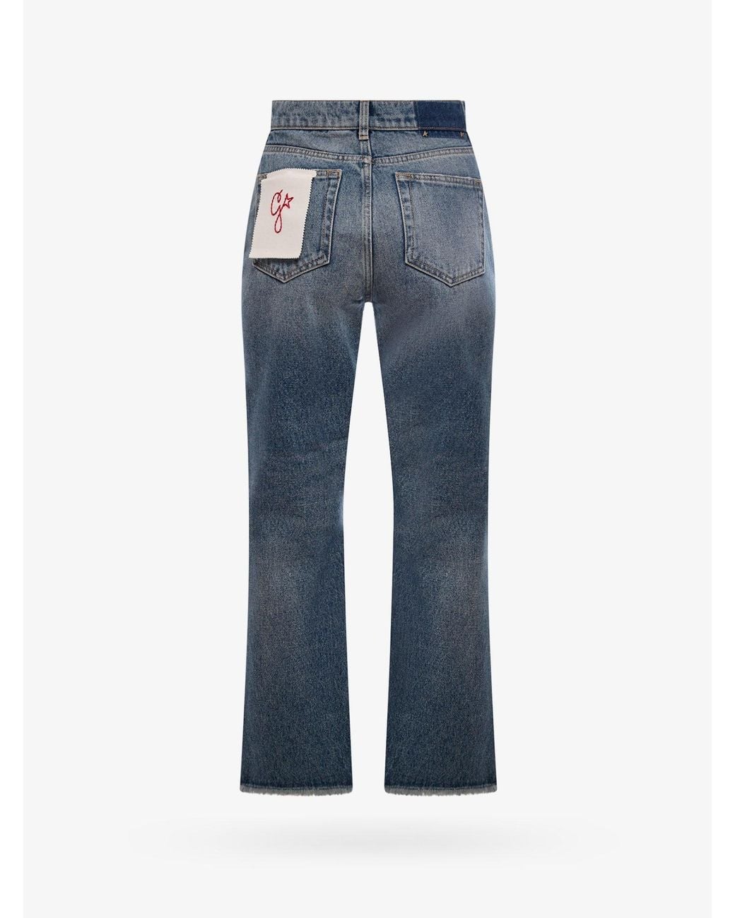 Golden Goose Deluxe Brand Blue Deluxe Brand Cropped Jeans