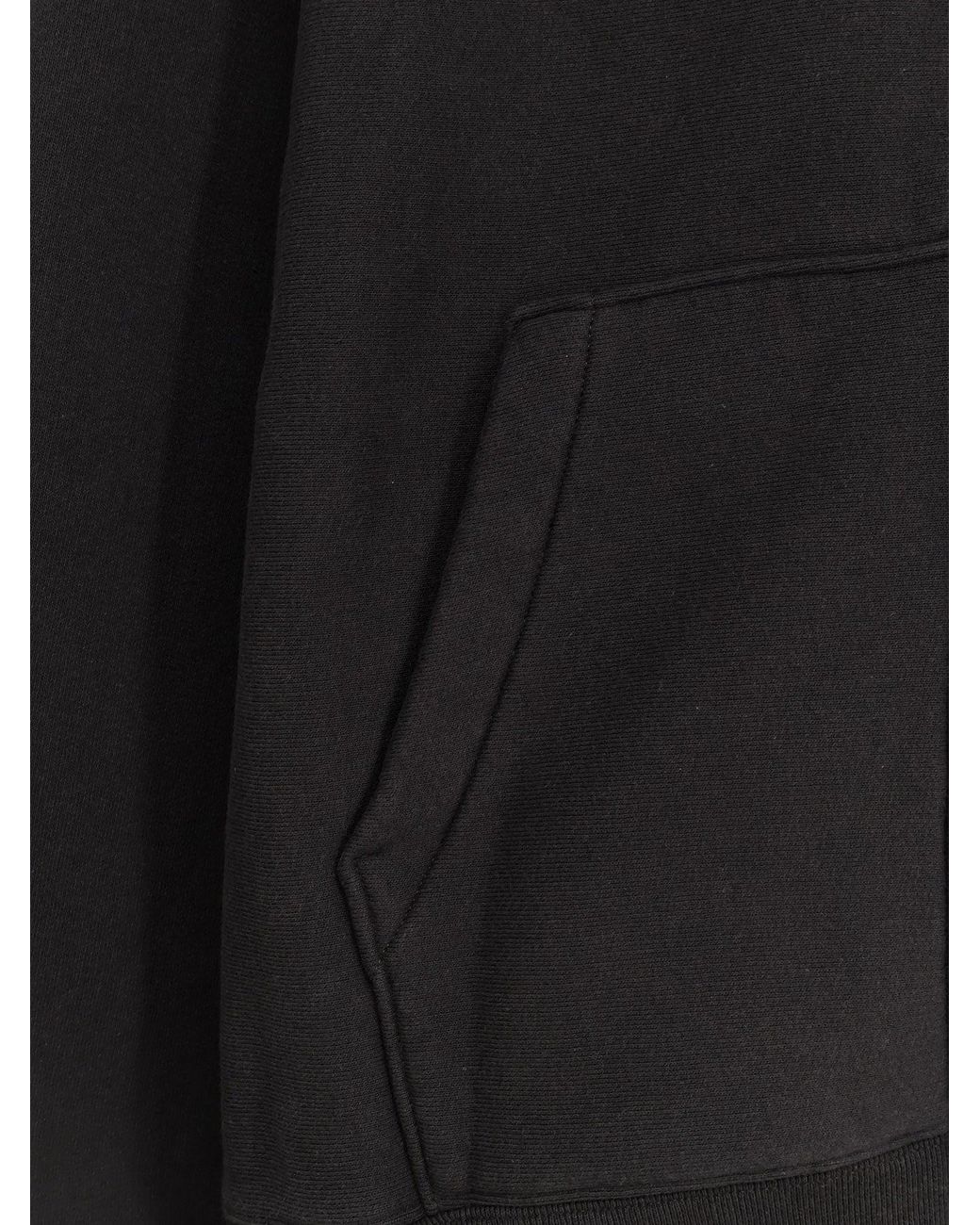 Stussy Black Cursive Applique Sweatshirt for men