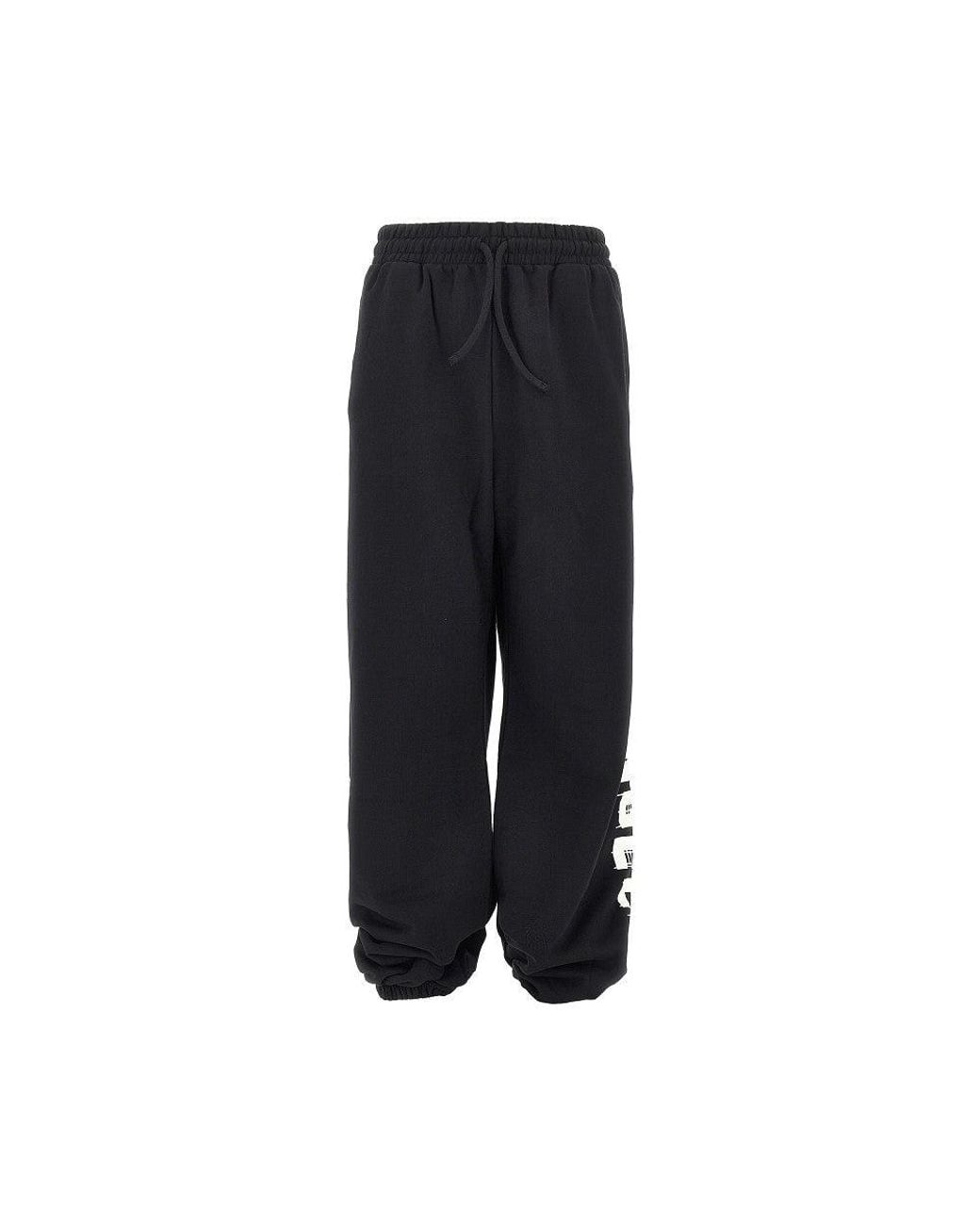 Palm Angels Black 'Palm Hills' Print Sweatpants for men