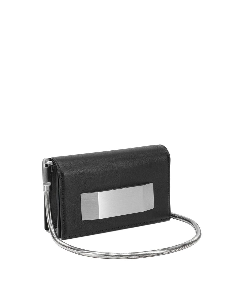 Rick Owens Black "Mini Griffin" Small Shoulder Bag