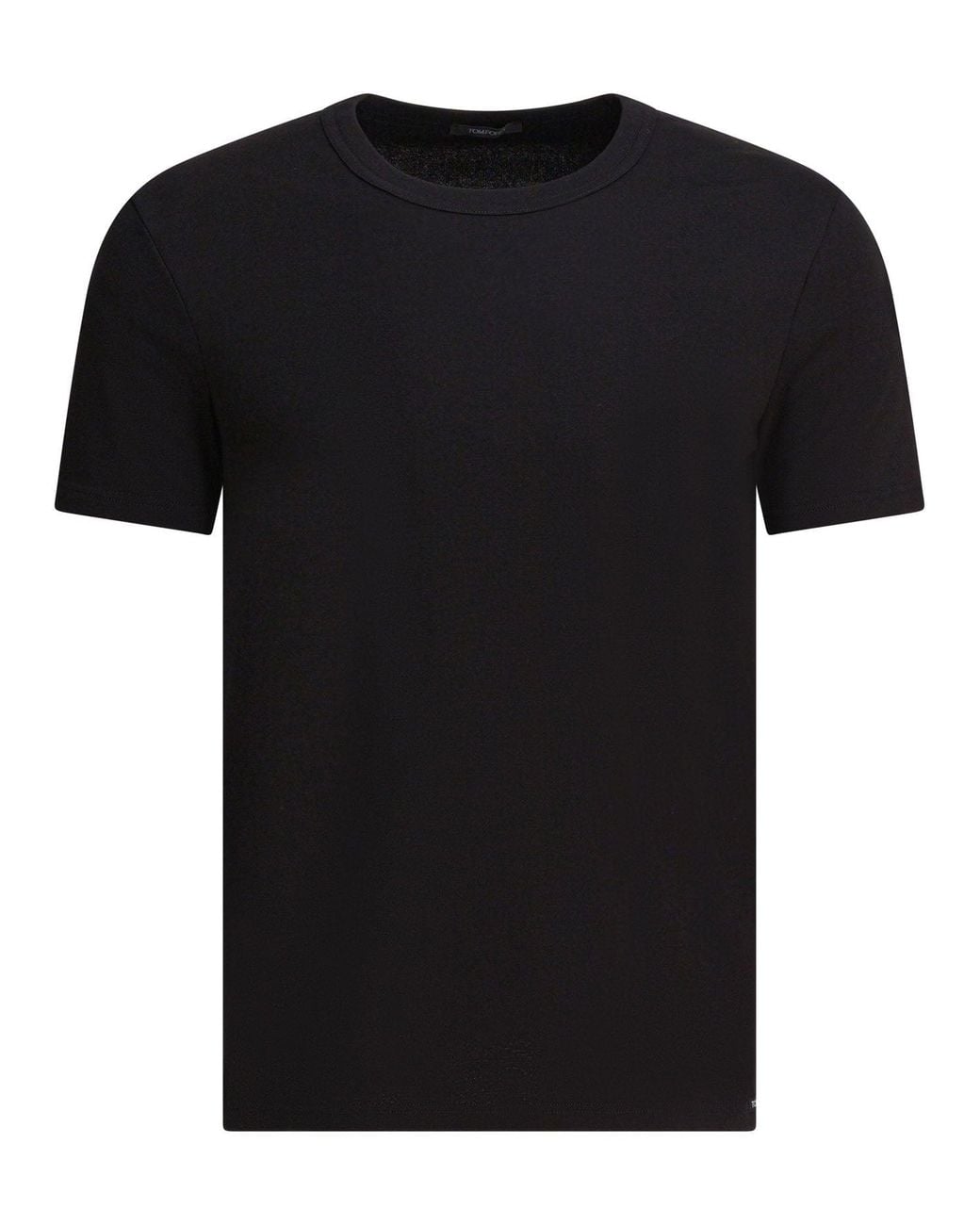 Tom Ford Black T-Shirt Crew for men