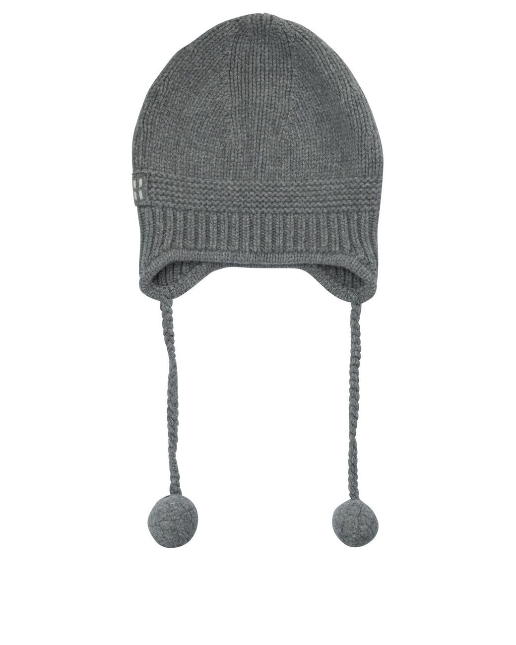 Miu Miu Gray Virgin Wool And Cashmere Beanie